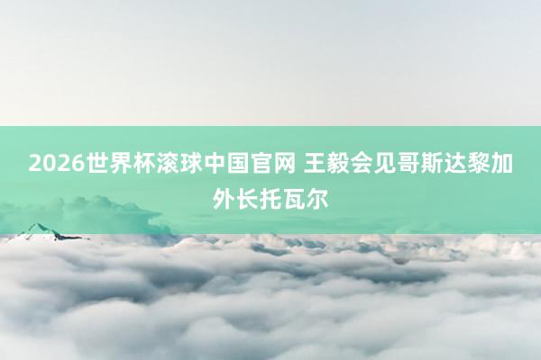 2026世界杯滚球中国官网 王毅会见哥斯达黎加外长托瓦尔
